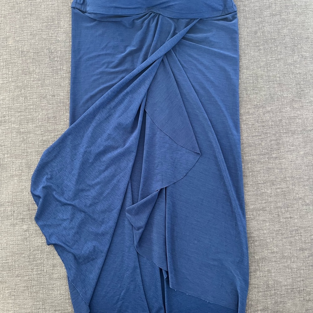 Lauren by Ralph Lauren FlyAway Draped Front Strapless Cover Up